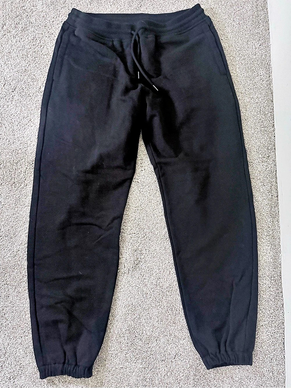 Black Jogger Pants, 100 %cotton, heavy duty, excellent quality. New without tags